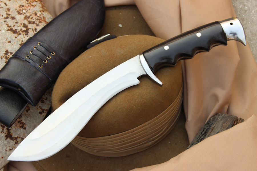 9 Inch Hand Forged Blade Bahadur Machete Kukri Knife-7963