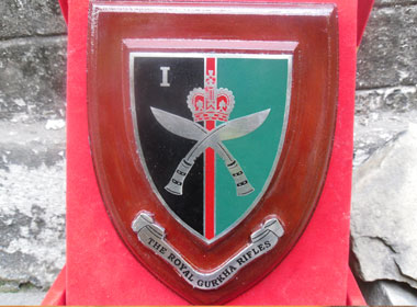 1st Btn Royal Gurkha Rifles Plaque-7877