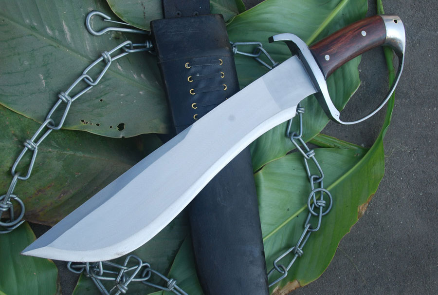 14 Inch D Guard Bowie Knife-8422