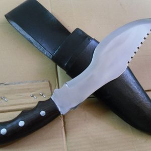 9 Inch Trackers Knife Wooden Handle-0