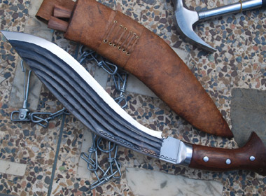 13 Inch Rustfree 5 chiras kukri - Gurkha knife-8505