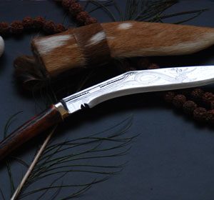 10 Inch Dhankute Special Engraved Kukri-0
