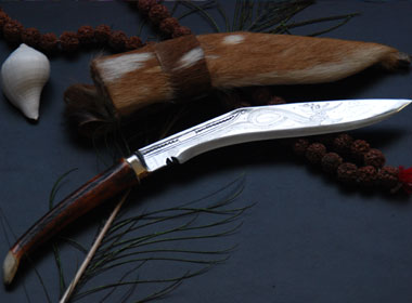 10 Inch Dhankute Special Engraved Kukri-0