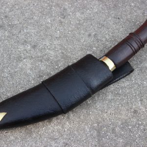 5 Inch Hand Forged Blade Biltong Wooden Handel Kukri-0