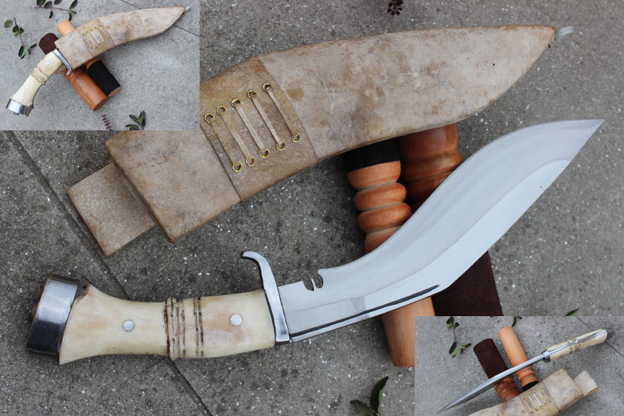 10 Inch Blade Historic Bone Handle Kukri-8211