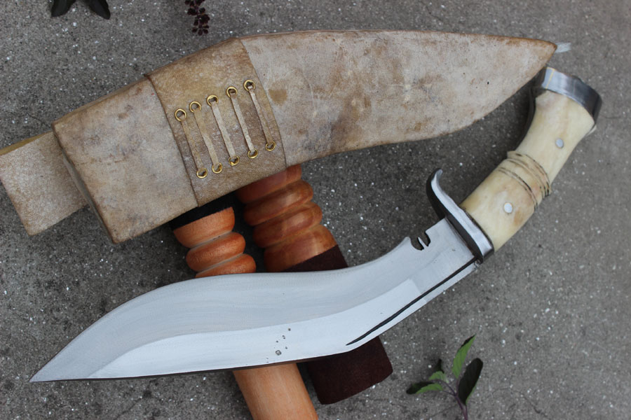 10 Inch Blade Historic Bone Handle Kukri-0