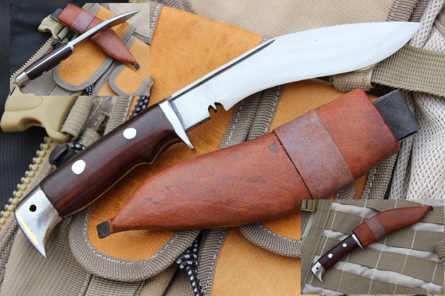 5 Inch American Eagle Kukri - Hand Forged Blade Gurkha Knife-0