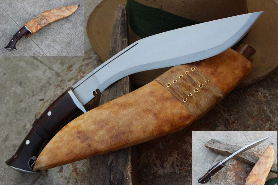 12 Inch Hand Forged Blade Historic Kukri-8628