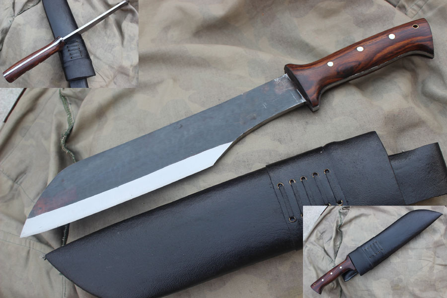 12 Inch Hand Forged Rust Free Blade Bowie Knife-8146