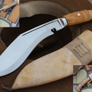 8 Inch Hand Forged Blade Full Tang Jungle Kukri-0