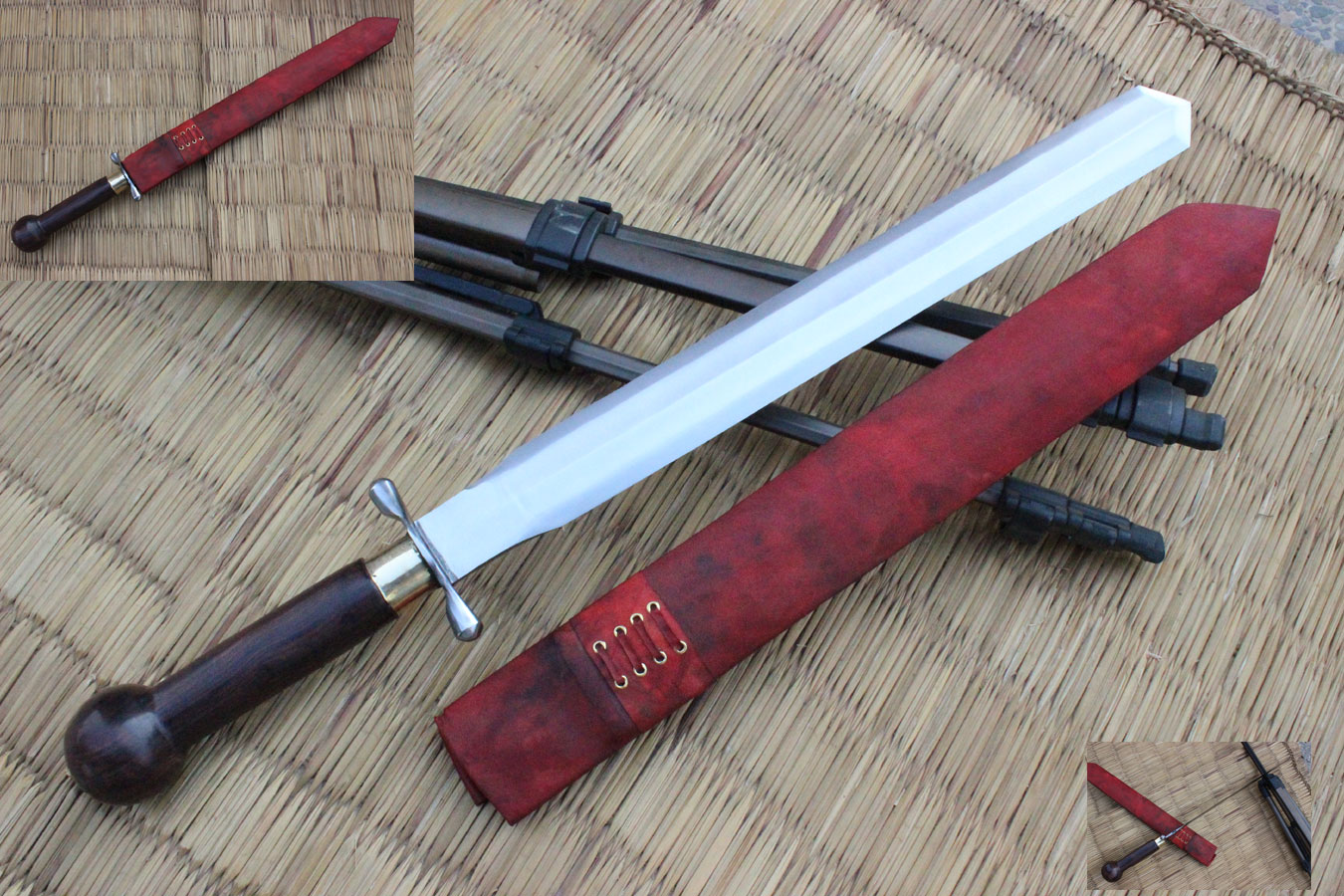 19 Inch Gorgon Slayer - Gladius Xiphos Hybrid Sword-8172