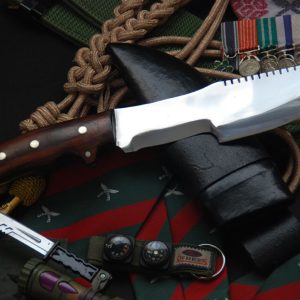 Fighter Panawal Knife with Buffalo Leather-0