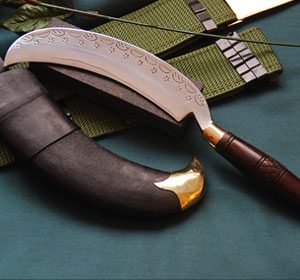 Khurmi or Ladies Knife Wooden Handle-0