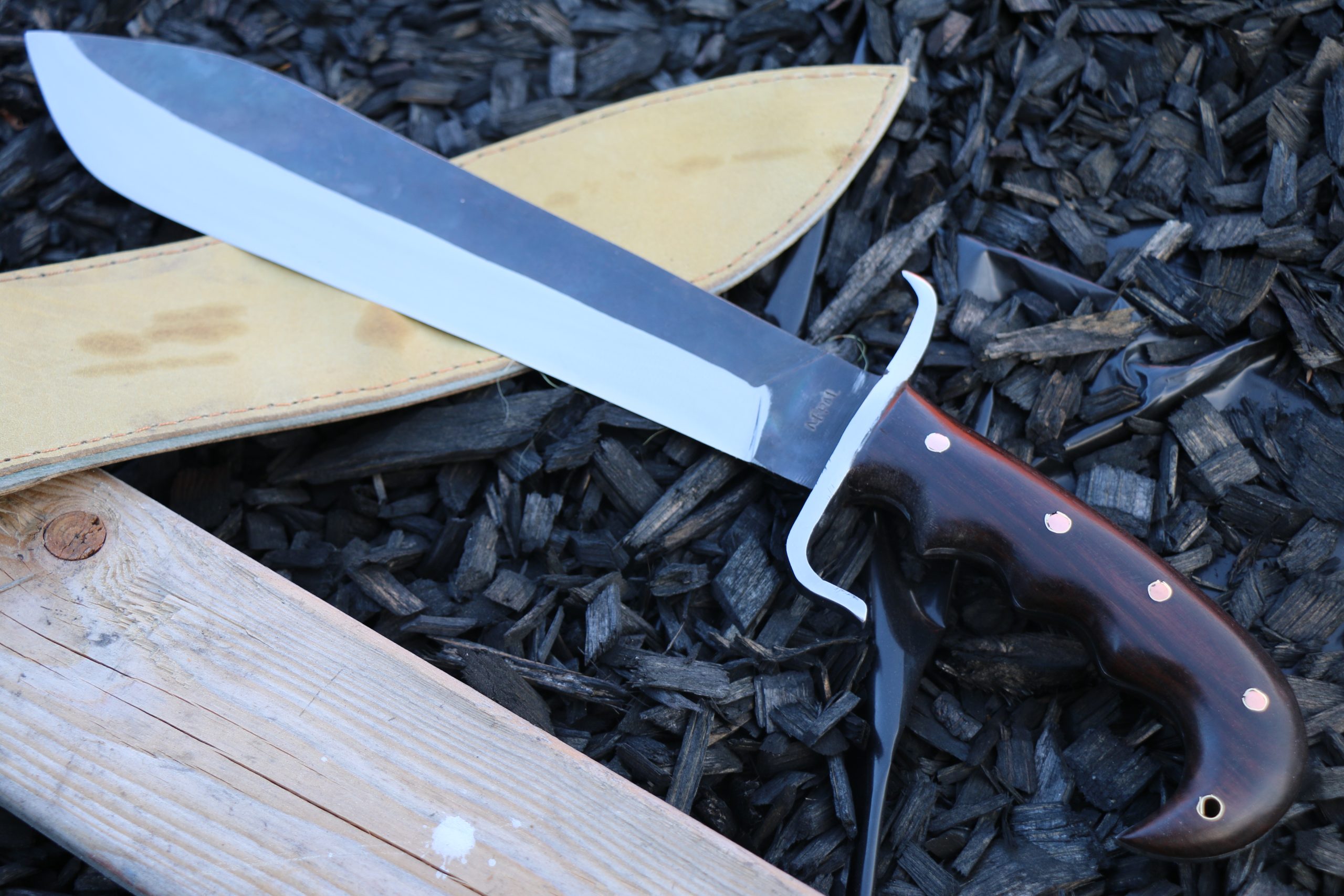 12" Hand Forged Rust Free Bowie-9429
