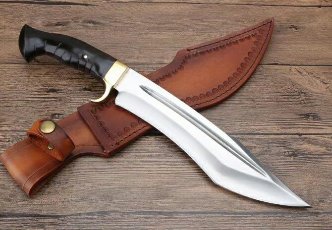 12" Hand Forged Full Tang Bowie-9515