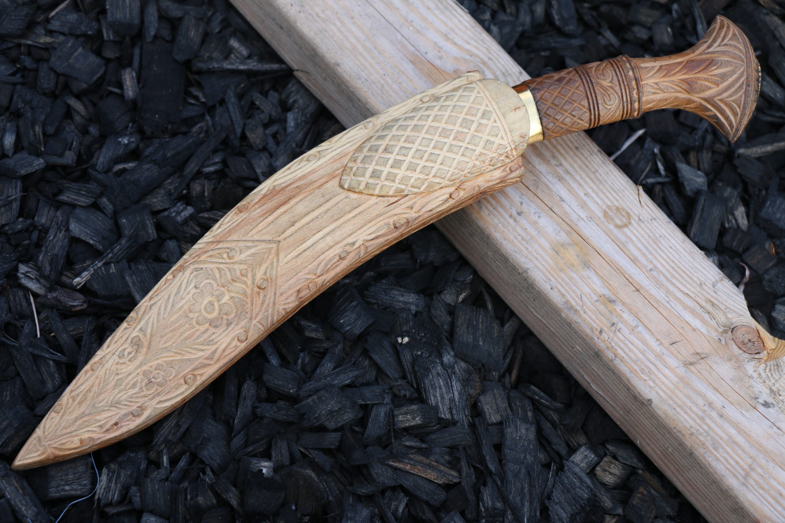 10.5" Chainpure Carving Khukuri-9482