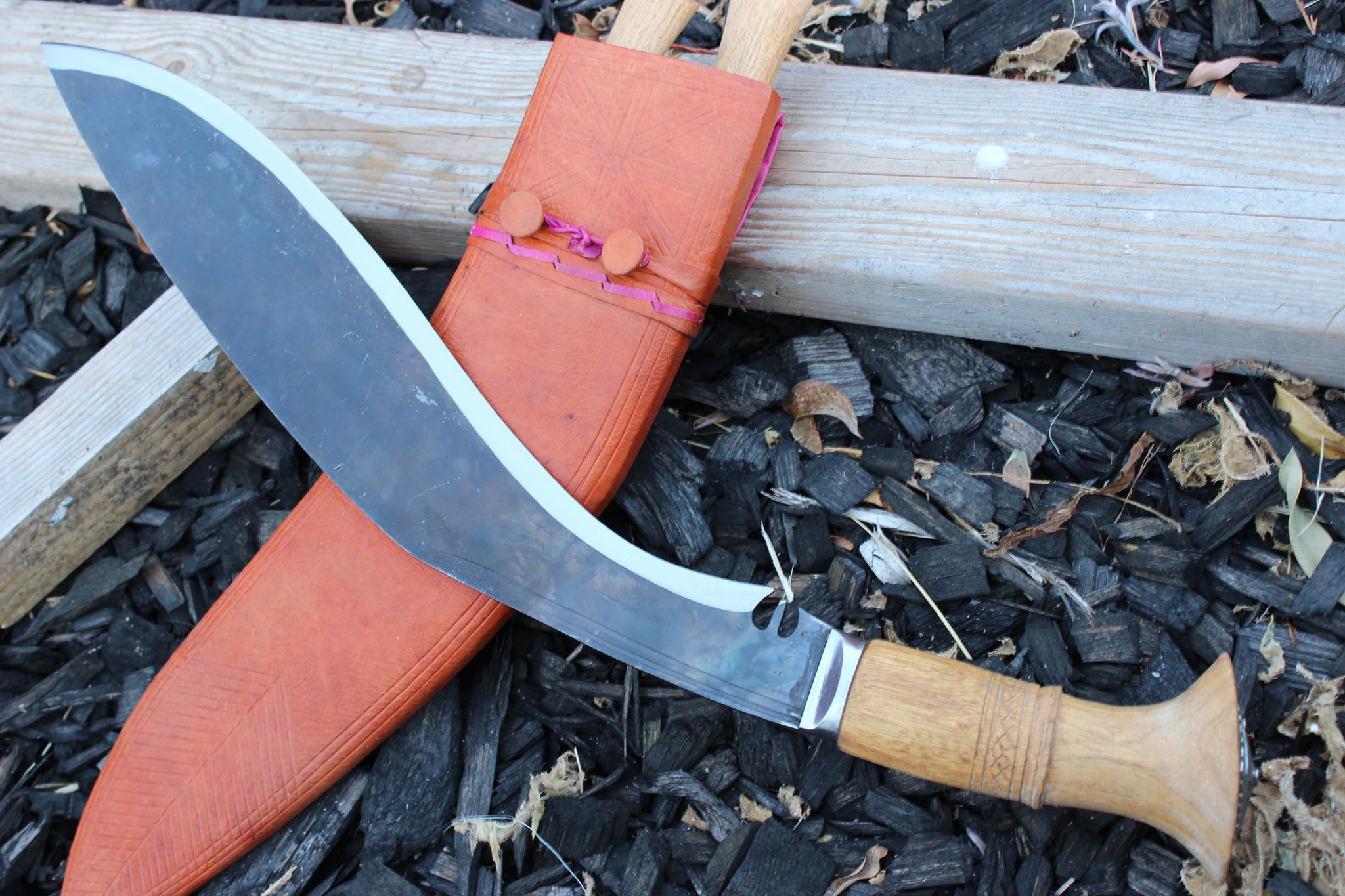 14.5" Historic Rust Free Blade Machete Kukri Knives-9598