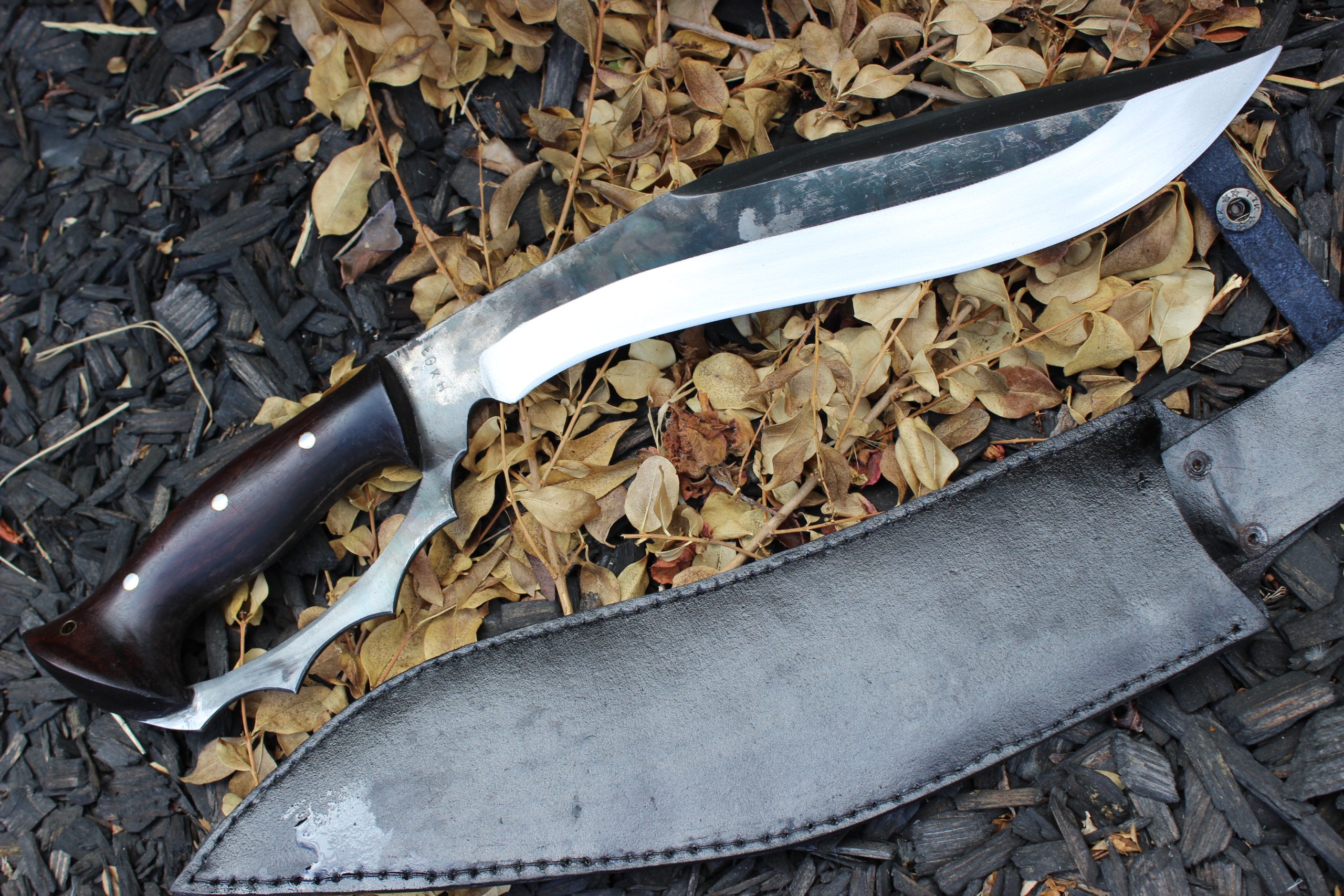 12.5" Full Tang D Guard Handle Survival Blade-9719