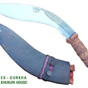 11" Traditional Carving Handle Khukuri-0