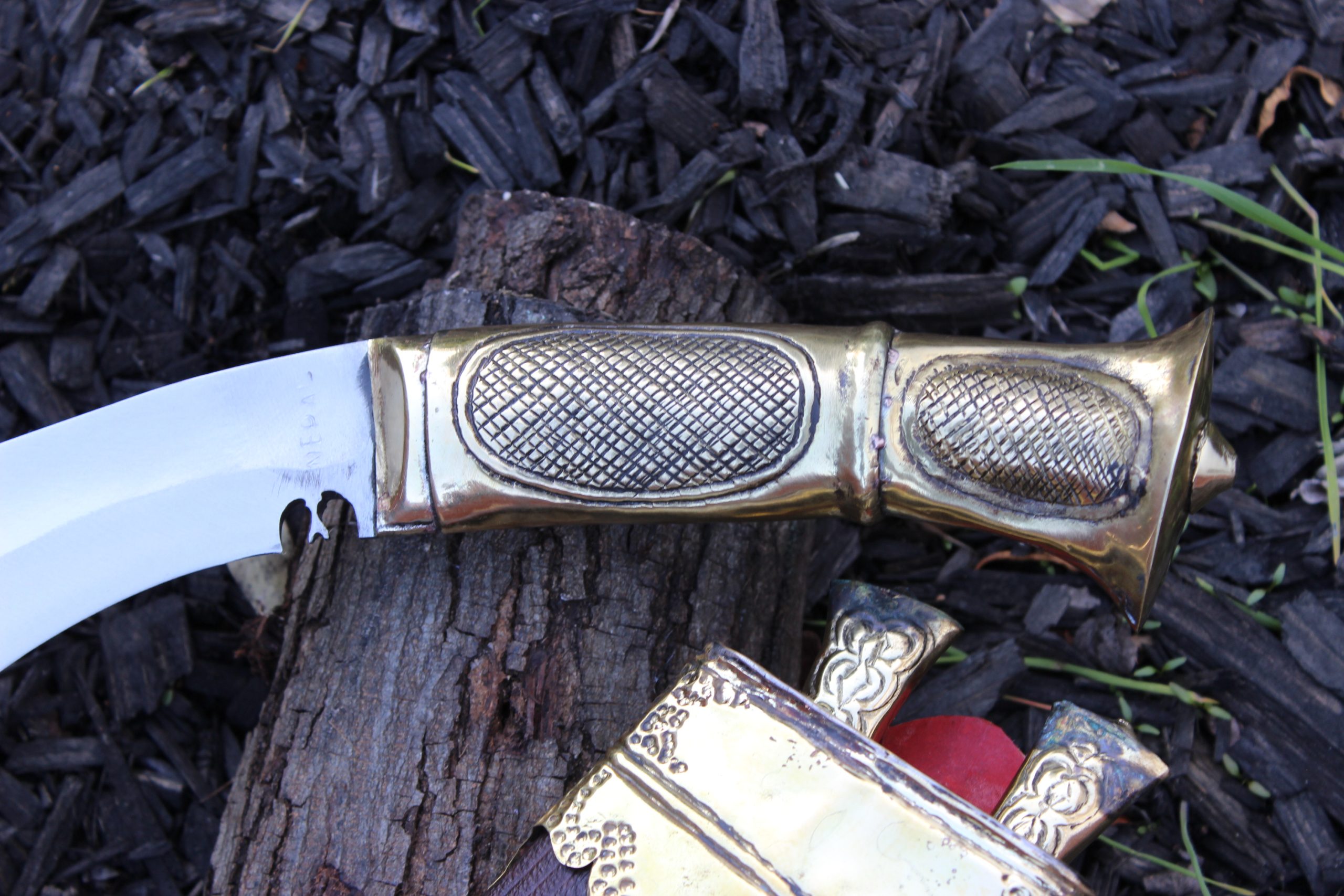 14" Historic Royal Brass Handle Khukuri-9868