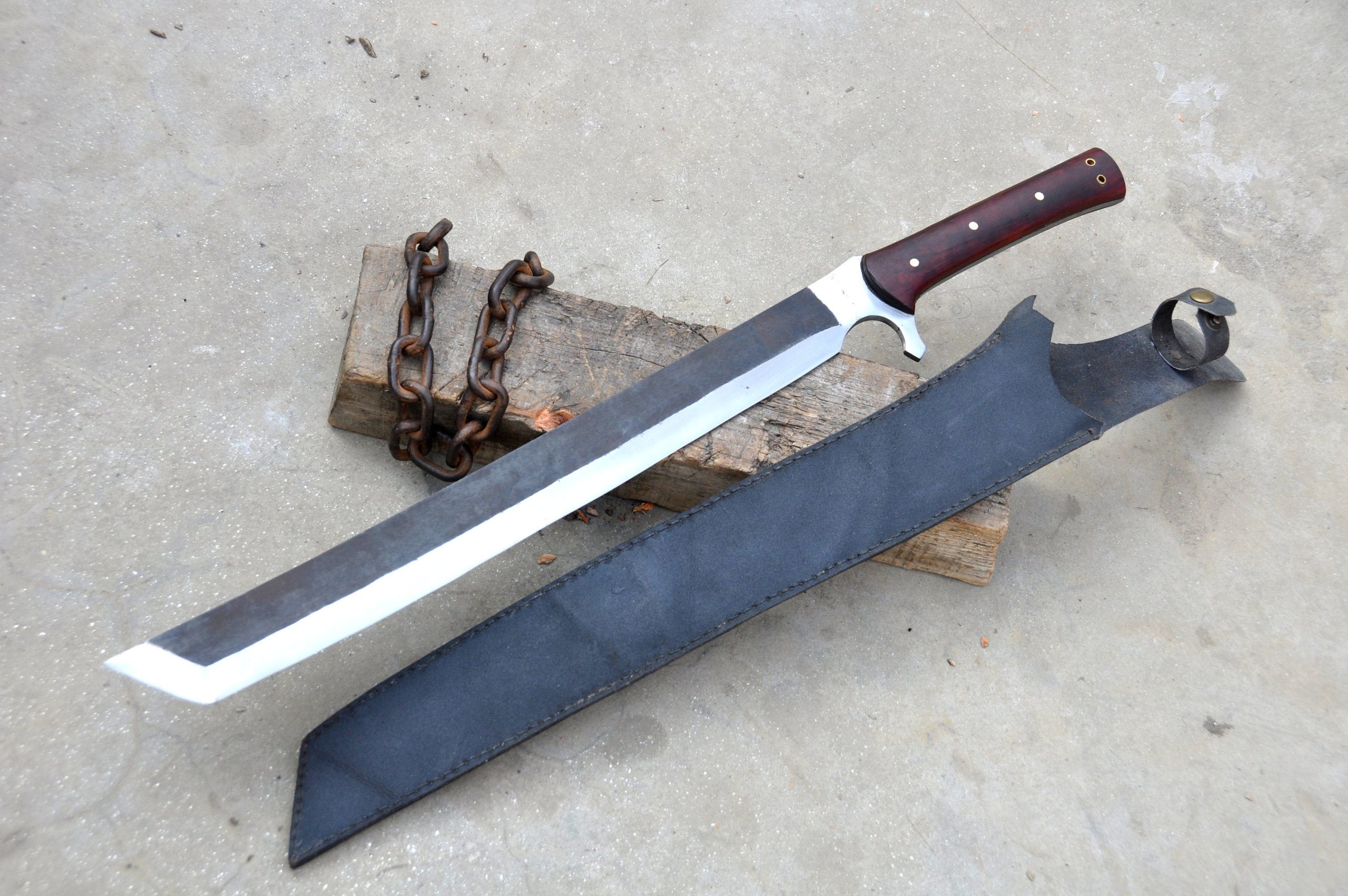 21" Blade Custom Sword Machete-0