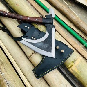 47" Custom Axe - Hand Forged Blade in Nepal - Outdoor and Camping tool - Gift for Him