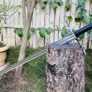 39" Custom S - Guard Practice Sword - Hand forged High Carbon Steel Traning